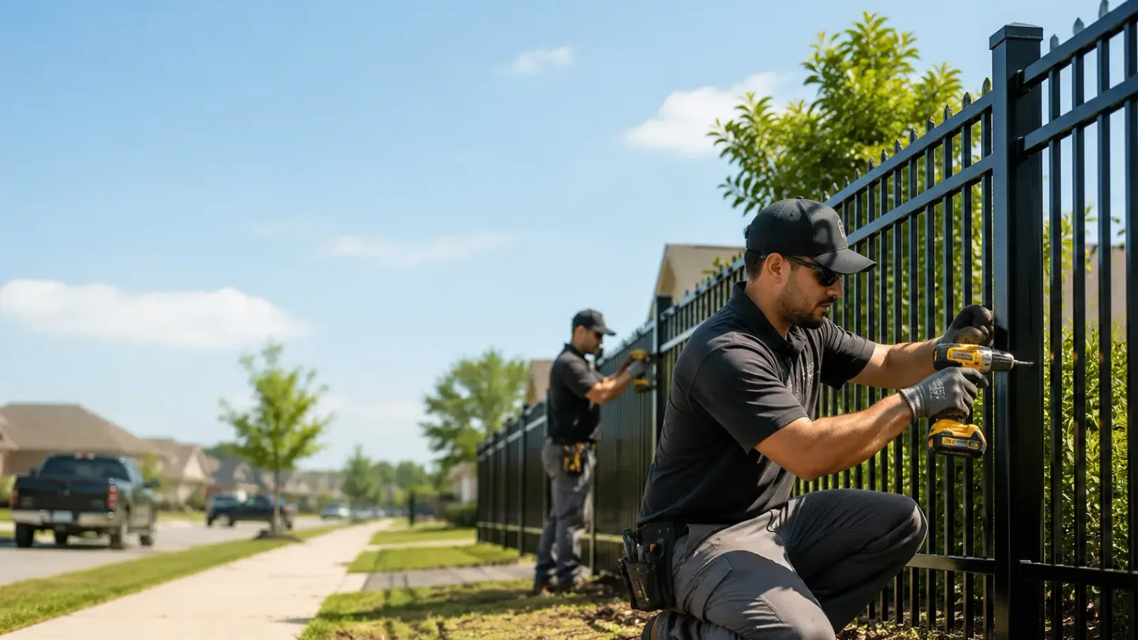 Metal Fence Installation in Adkins, TX